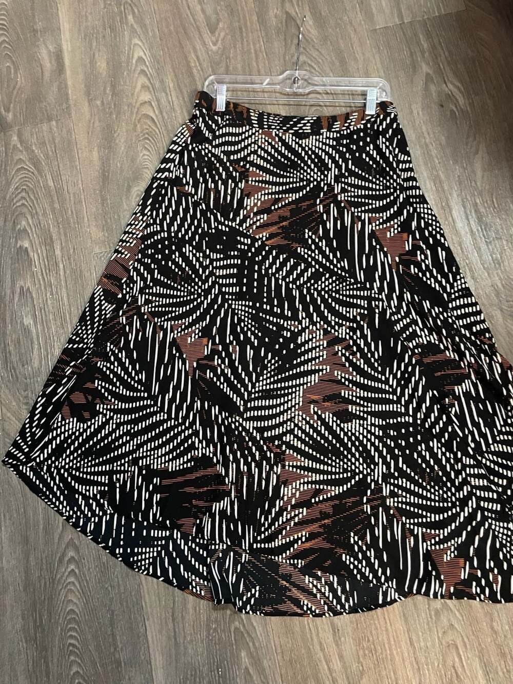 Apt. 9 Women's Geometric Print Hi-Low Midi Skirt